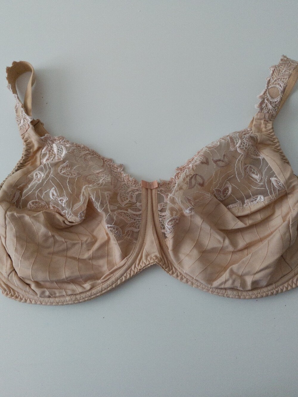 Prima Donna Deauville Full Cup Underwire Bra 40I Beige Lace 0161811